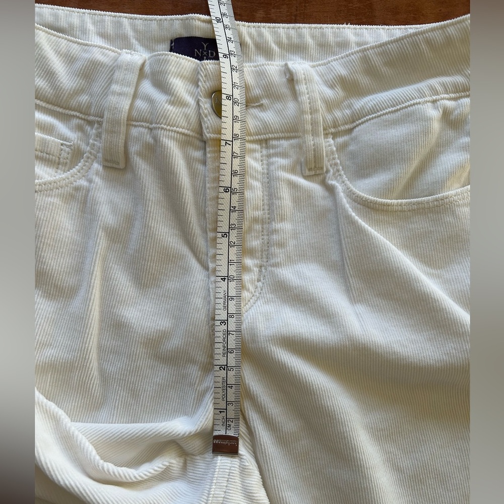 NYDJ Alina Corduroy Winter White Legging Jeans 0P - Picture 9 of 16